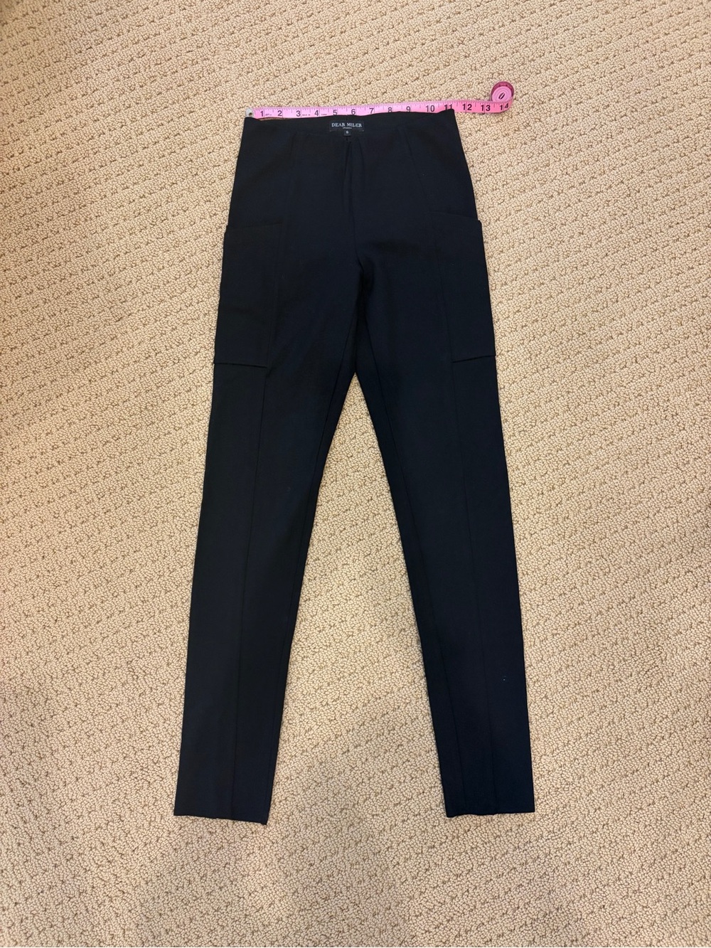 Dear Miller Tribeca Pull-On Black Pants (S)